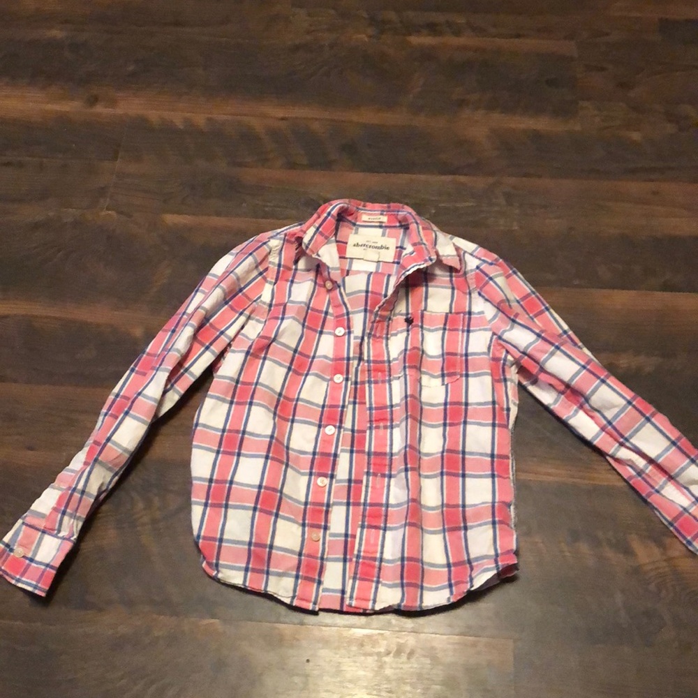 Kids Abercrombie button up SZ Med